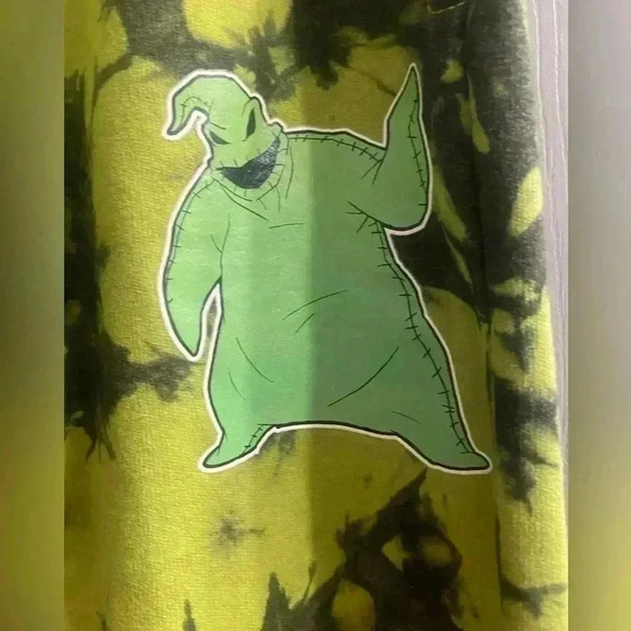 Disney The Nightmare Before Christmas Oogie Boogie Tie Dye Glow in the dark XS - Picture 2 of 11